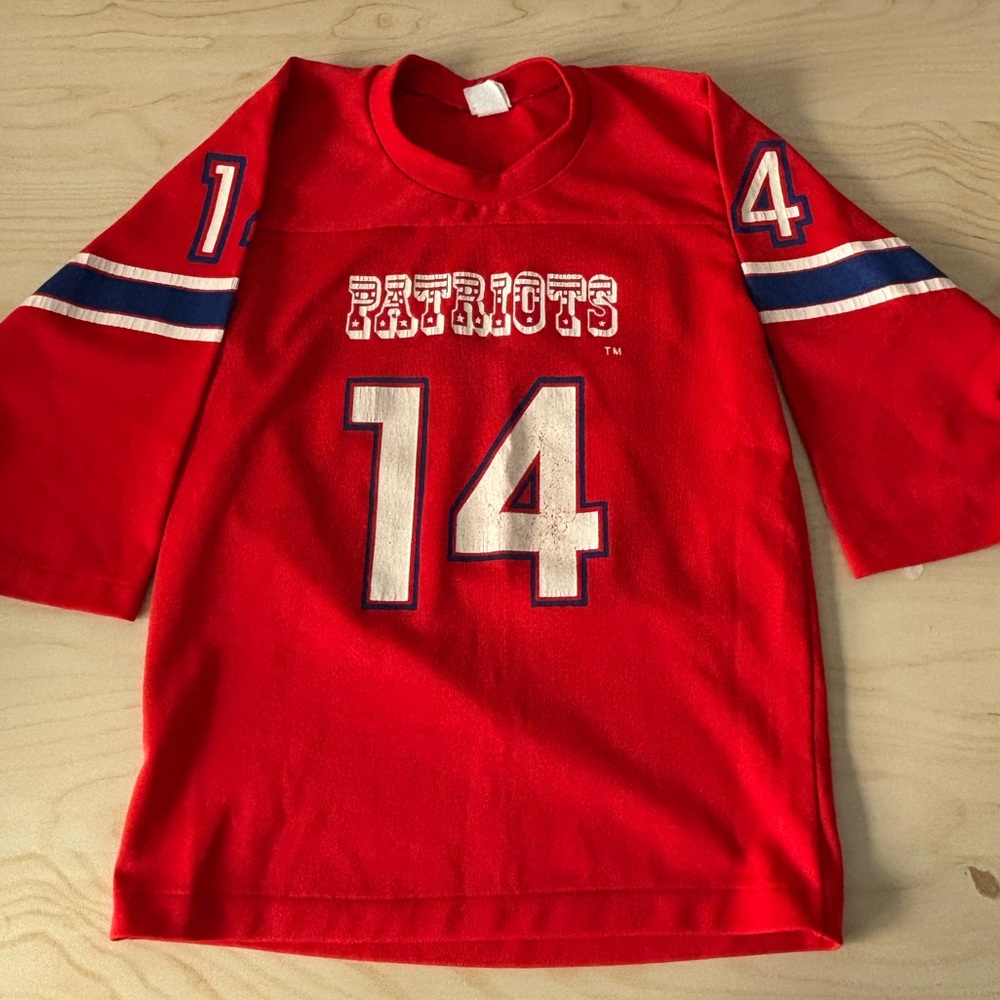 NFL Patriots 1970’s Steve Grogan #14 Jersey 🏈 Size Small